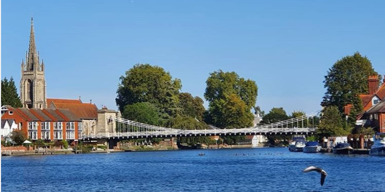 Marlow. End of our latest stage of #ThamesPath @academyann