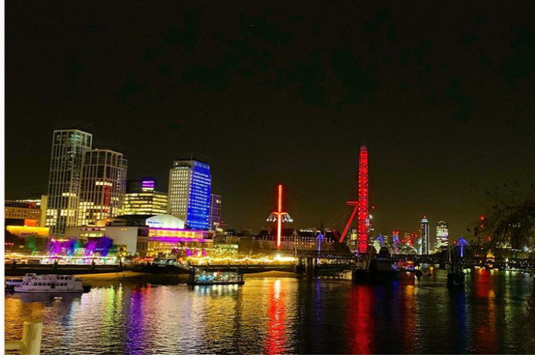 Southbank at night @sparklypinchy
