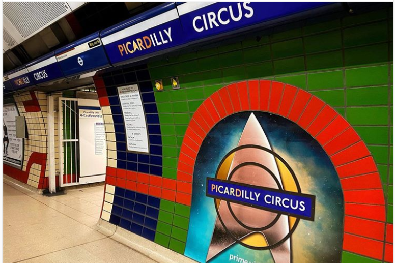 Lieutenant Caddy reporting to the PICARDilly Space Station! 💫🙋🏼‍♀️ #StarTrekPicard #StarTrek @beccacaddy