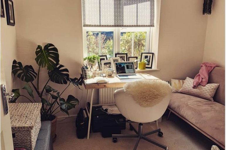 Any tips on how to make my office more butch?? @drewbenvie on Instagram