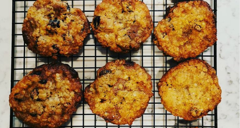 Ottolenghi chocolate and cranberry biscuits made before 9am! #rainyday #lockdown #toddlertainment @dannywhatmough