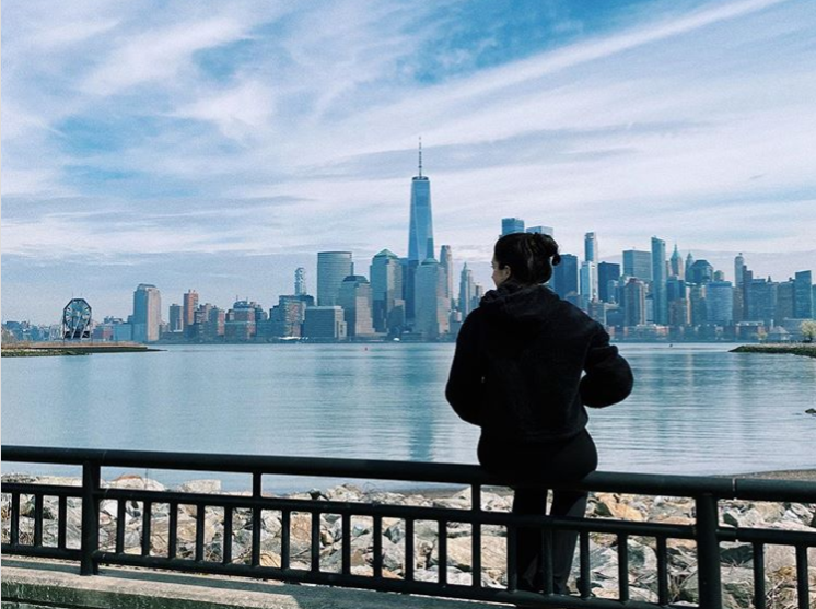 ‘The closest I get to Manhattan and my office these days’ @orlaghclaire on Instagram
