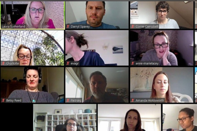 ‘Come and hangout with the PRFest community online - vent, ask questions, discuss and just check in with each other’ @laurafromaura