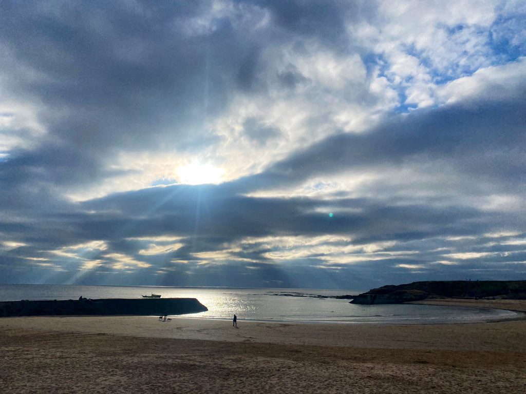 Beach PT: feeling the burn, but check out that view @wadds via Twitter