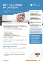 CIPR Professional PR Certificate Course Brochure