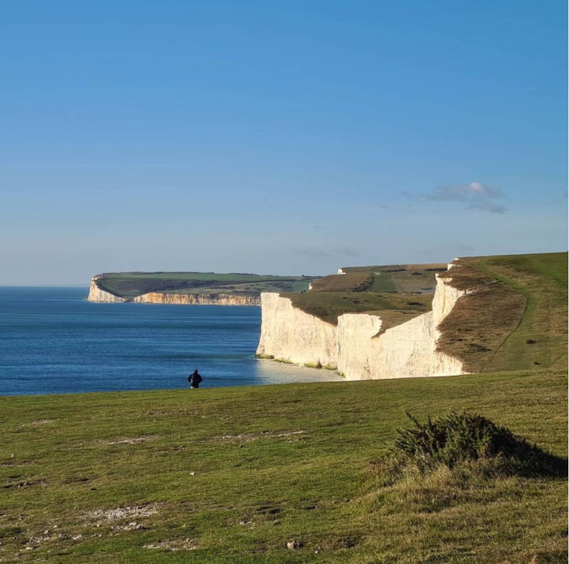 Seven Sisters cliffs @darylwillcox on Instagram