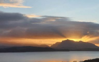 Sunrise. Loch Ewe.