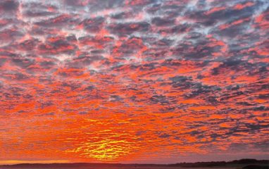 East coast sunset. Tony Langham.