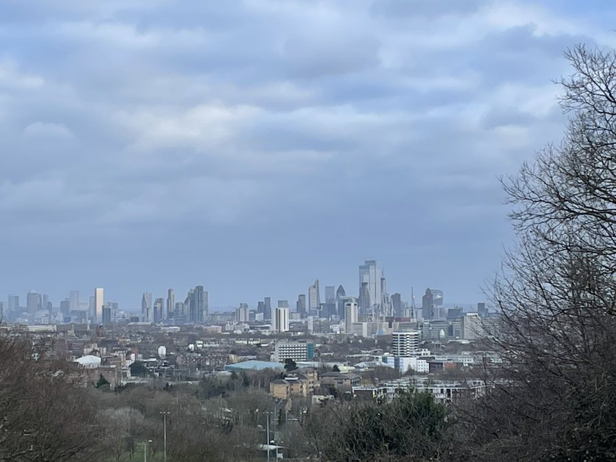  ‘London from Parliament Hill, 2022’ @TBoneGallagher on Twitter