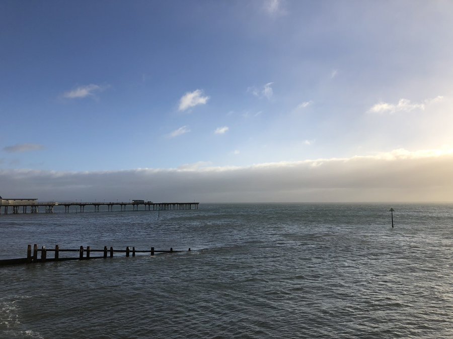 Very blustery and rain heading in this morning. Enjoying it now and work later. @MandyPearse on Twitter
