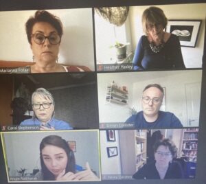 Mind the PR Gap speakers and chairs