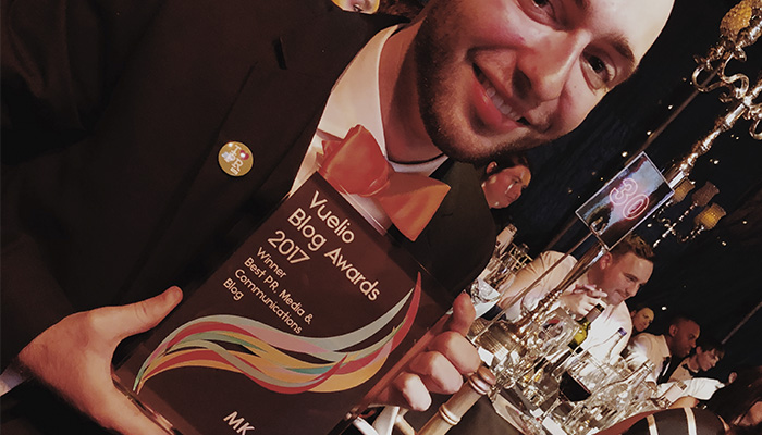 Marcel Klebba Vuelio blog award