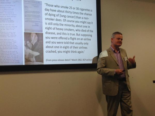 Exploring public relations history (photo: Heather Yaxley)