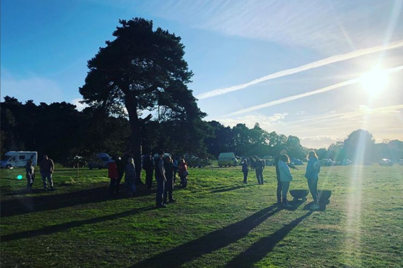 Burnbake campsite @CommsUnplugged