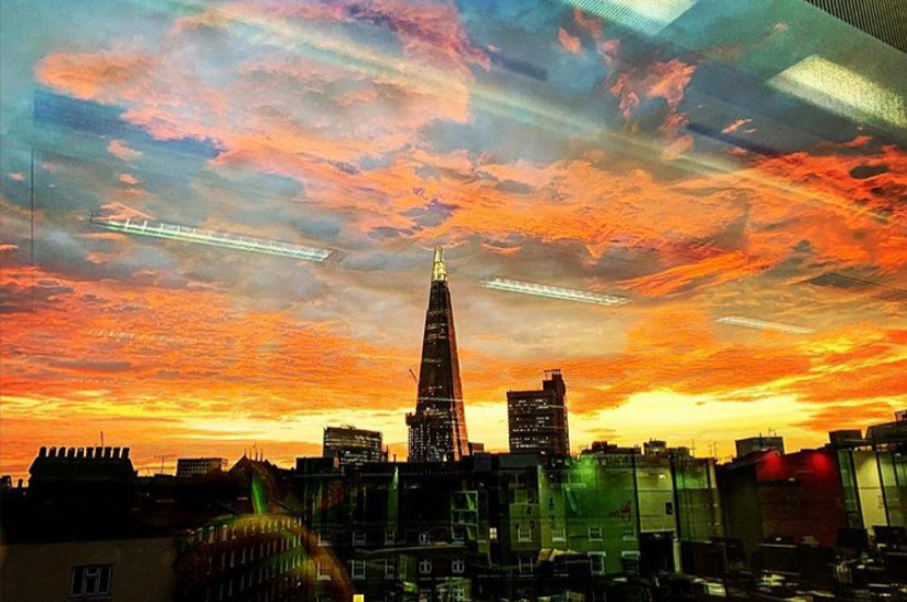 Magnificent London skies this morning - view from my desk @mattsilverpr