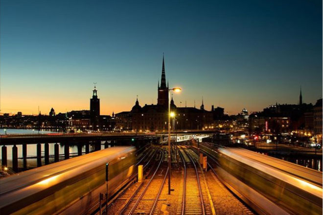 Stockholm at night @michaelwhite1
